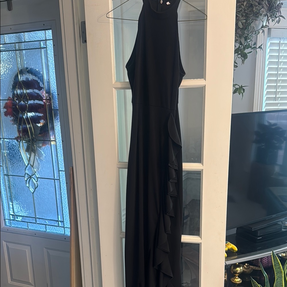 UNO de 50 Black Backless Dress